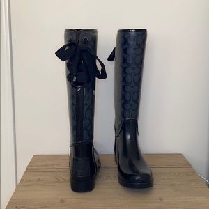 Coach Shoes - Coach Tall Rain Boots Coach Shoes - Coach Tall Rain Boots